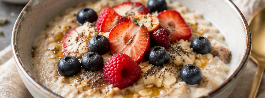 Copos de avena Overnight con Colágeno ecológico — tu desayuno fácil para cada día