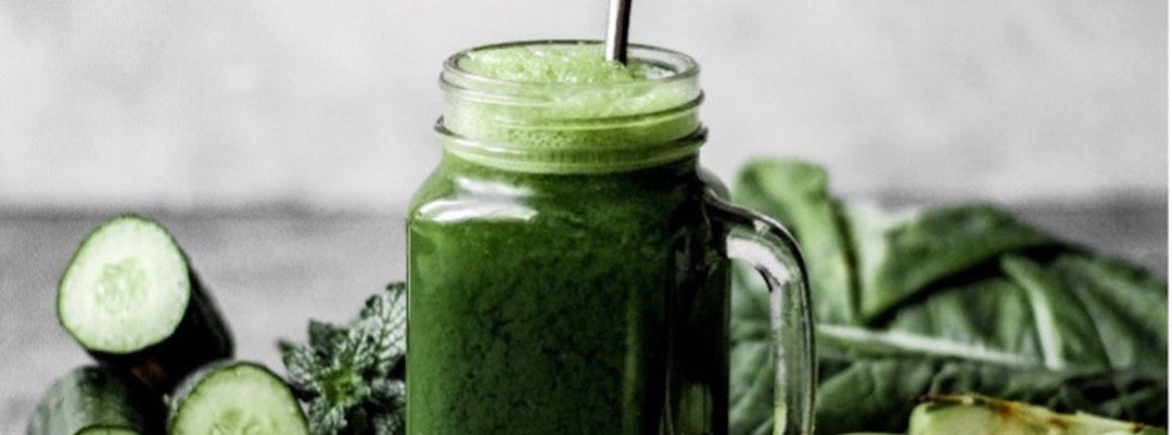 Batido verde con colágeno