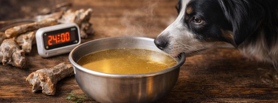 receta de caldo de huesos para perros