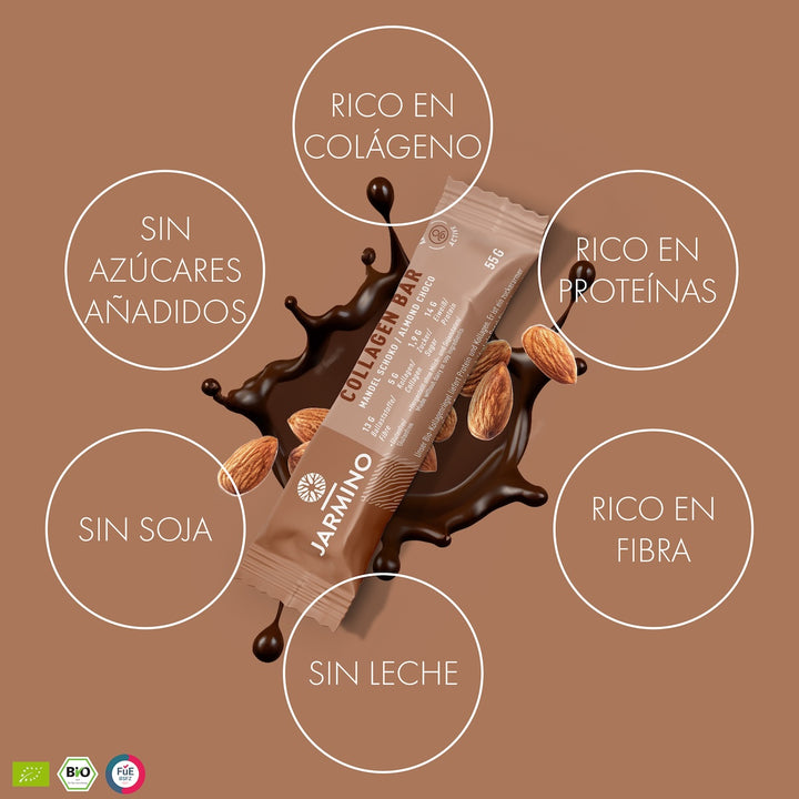 Barrita de colágeno, almendra