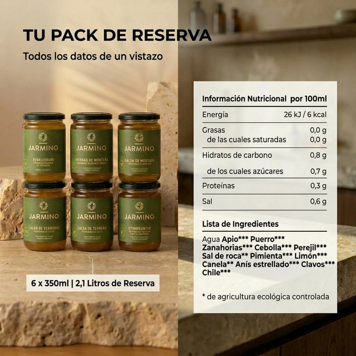 Caldo de verduras (6x350 ml)