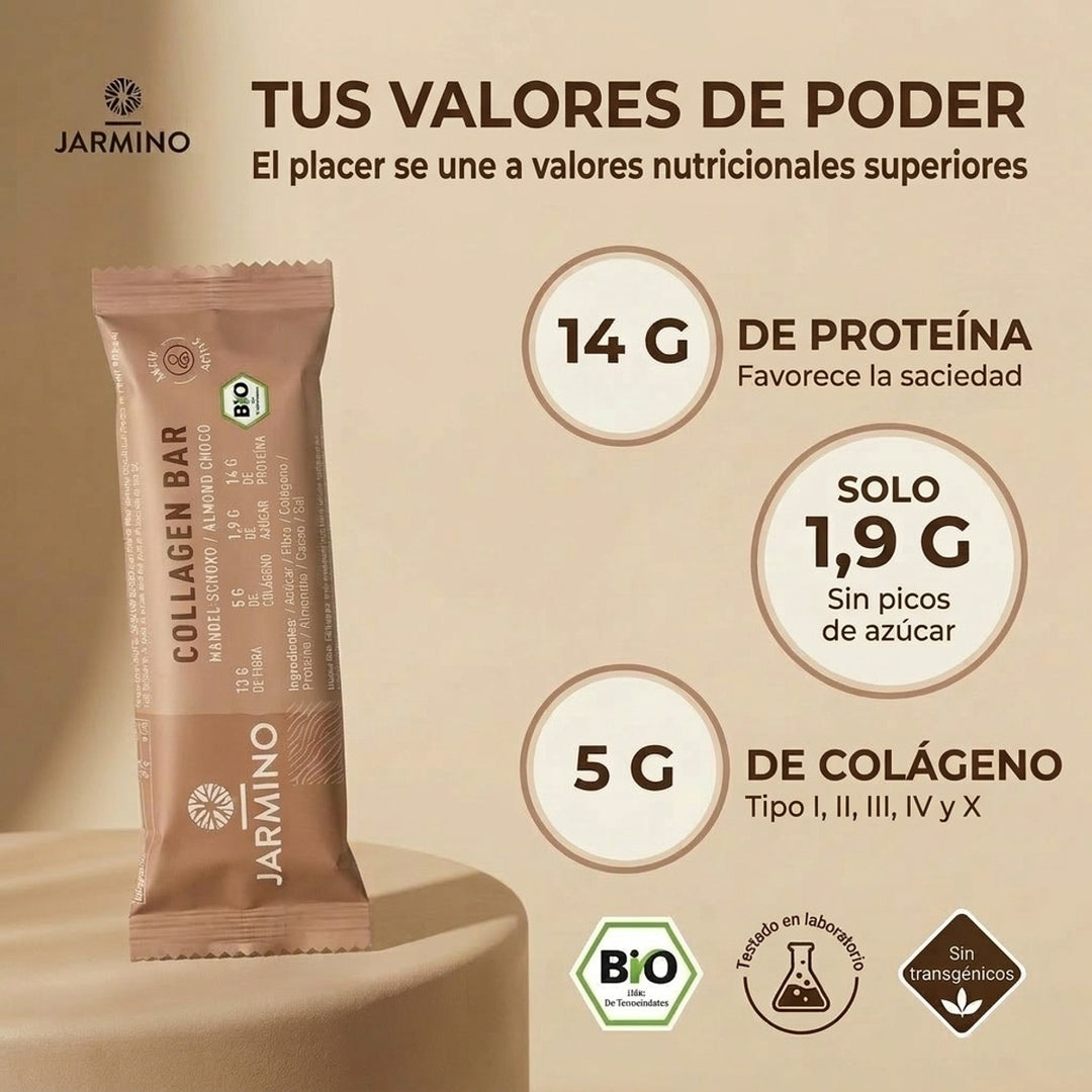 Barrita de colágeno, almendra