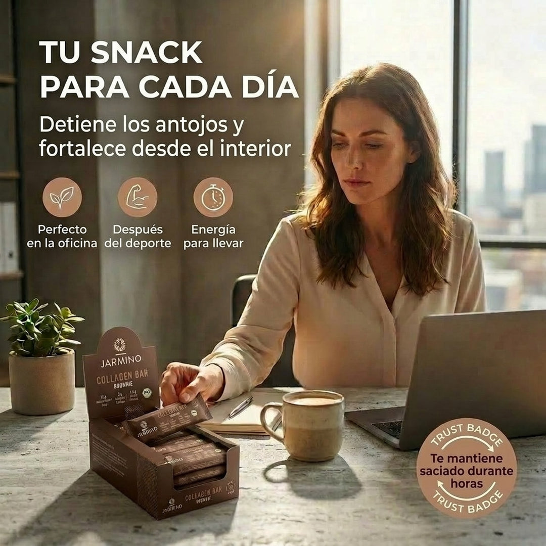 Barrita de colágeno, brownie