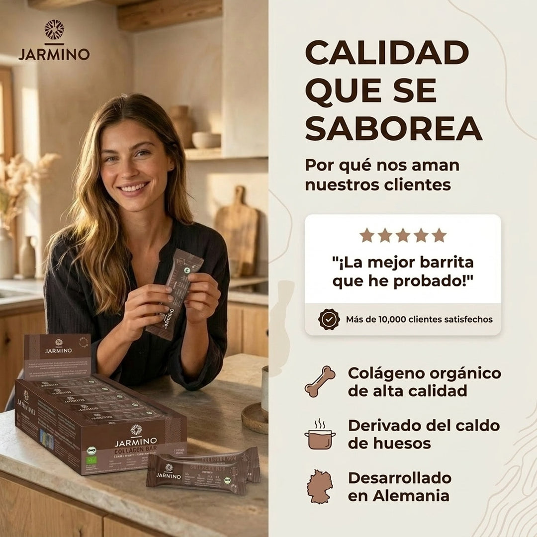 Barrita de colágeno, brownie