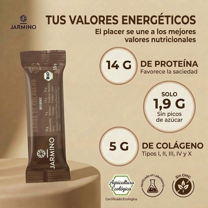 Barrita de colágeno, brownie