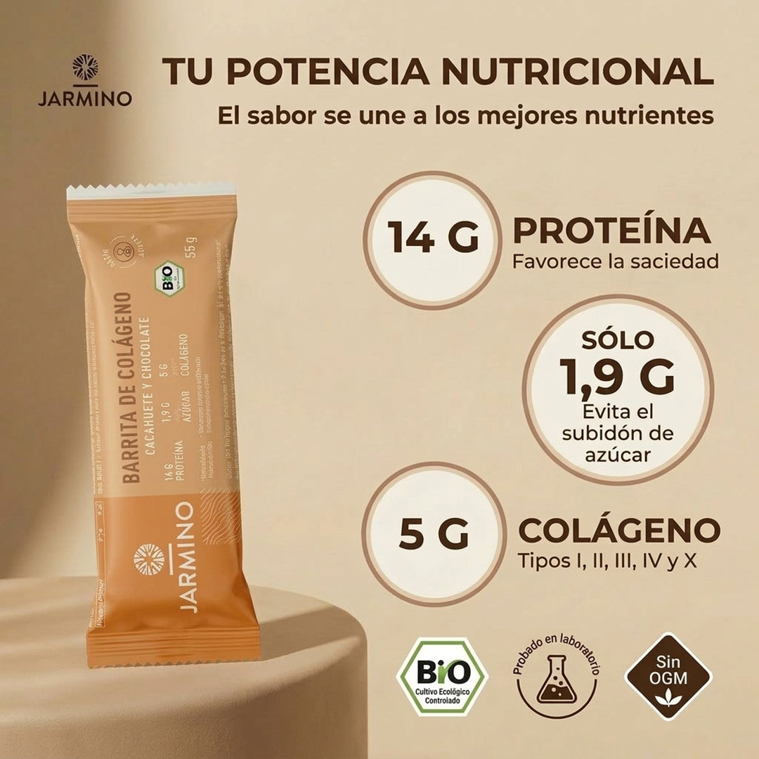 Barrita de colágeno, cacahuete