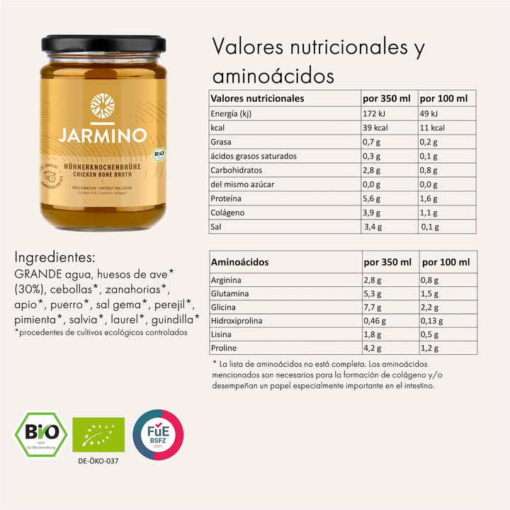 Caldo de huesos de pollo (6x350 ml)