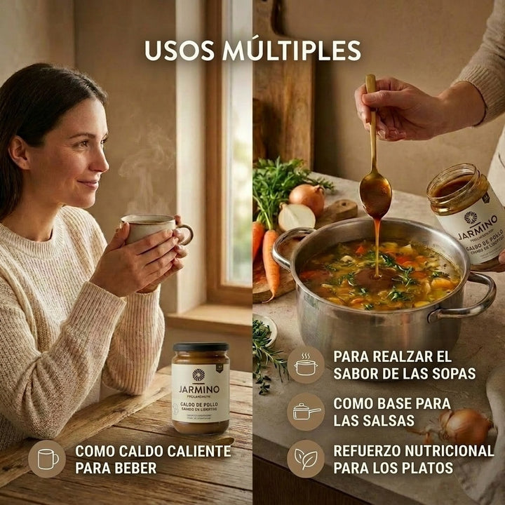 Caldo de huesos concentrado de pollo (200g)