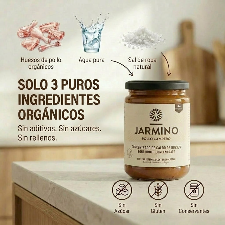 Caldo de huesos concentrado de pollo (200g)
