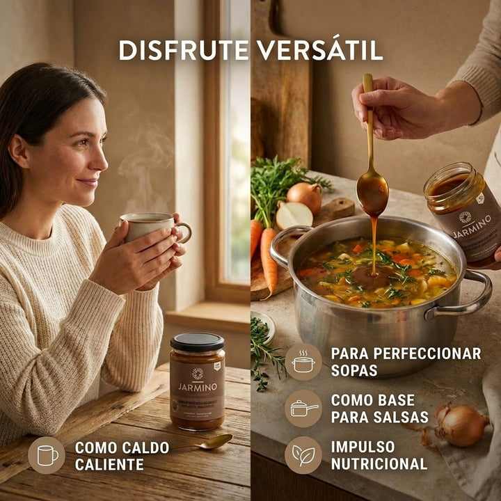 Caldo de huesos concentrado de tenera - REDUCIDO EN SAL (440g)