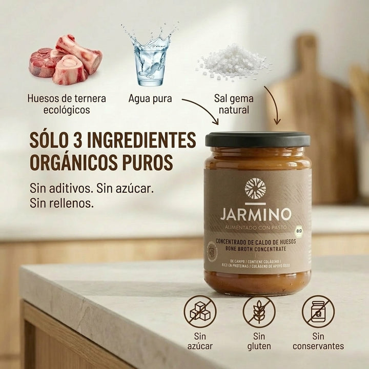 Caldo de huesos concentrado de tenera - REDUCIDO EN SAL (440g)