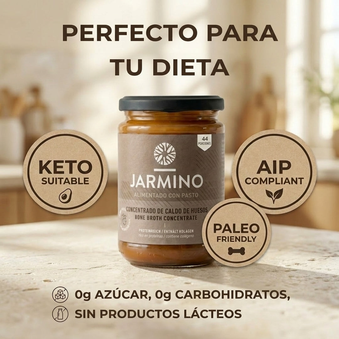 Caldo de huesos concentrado de tenera - REDUCIDO EN SAL (440g)