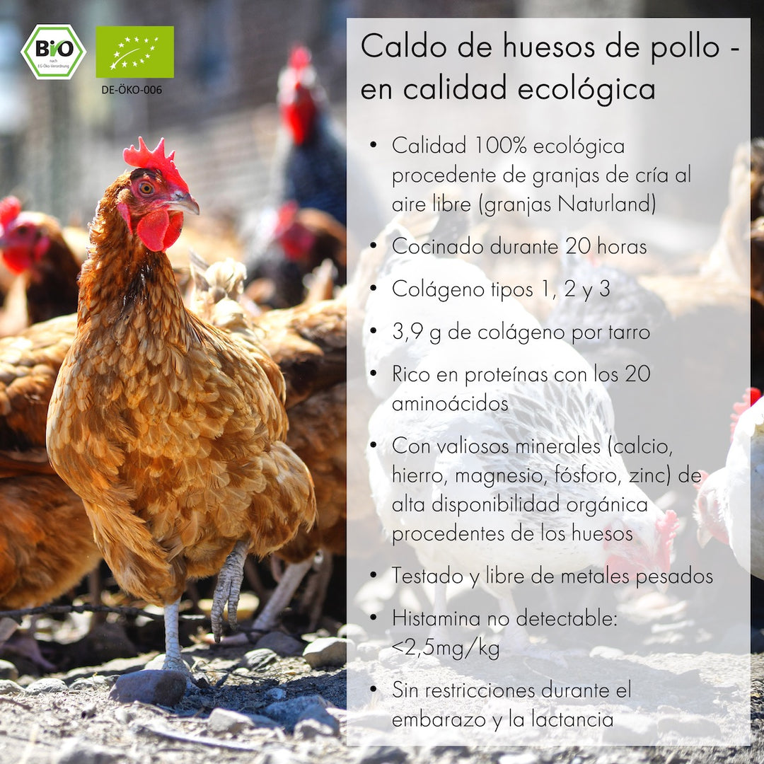 Caldo de huesos de pollo (6x350 ml)