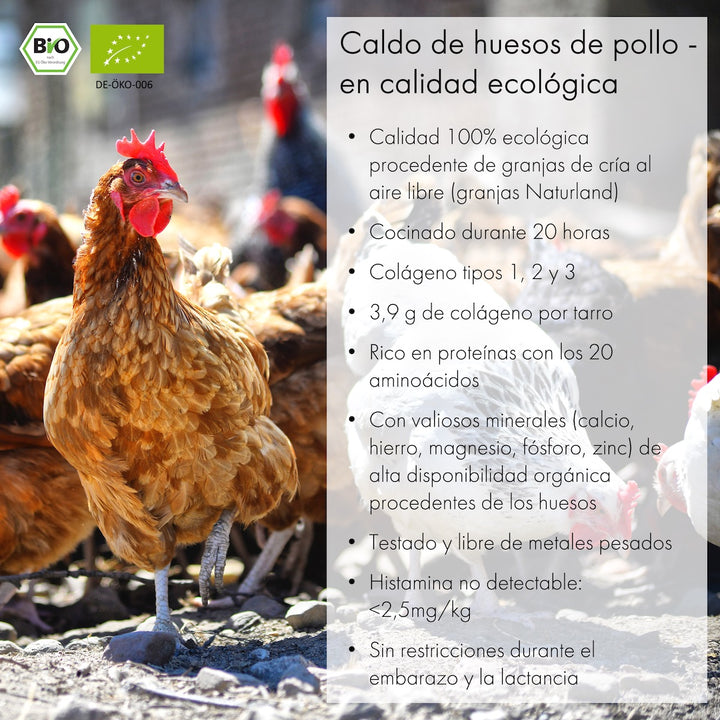 Caldo de huesos de pollo (6x350 ml)